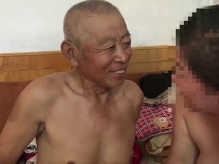 Chinese grandpa fucks whore