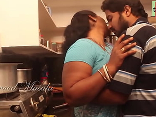 Hot desi masala aunty enticed by a teen young man