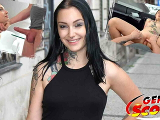 GERMAN SCOUT - Significant TATTOO TEEN SHARLOTTE PICKUP AND FUCK