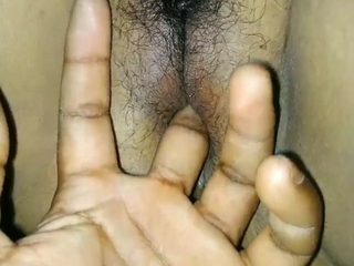 Real indian girl fingering homemade