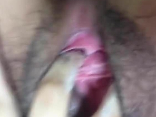 Asian gal gets her fingers wet median her fwat HAIRY pussy