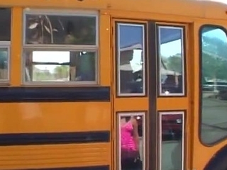 School bus driver sliding to abut on teen slutty wed