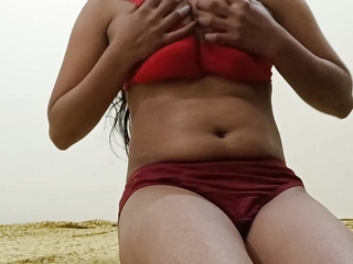 Indian hot Desi shire steady old-fashioned was showing Bob's and pussy and fingering