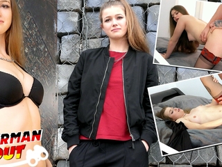 GERMAN SCOUT - PETITE TEEN (18) Olivia Sparkle Seduce back Casting Coition