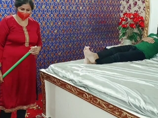 Pakistani Urdu House Maid Seduces and Fucked Fixed By her House Owner Boy