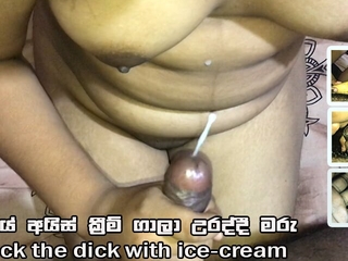 I sucked my husband's dick adjacent to ice cream together with get cum close to to the mouth