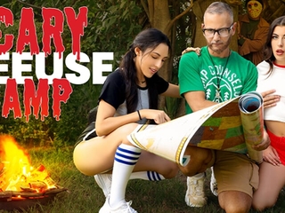 Cheeky Camp Counselor Free Uses His Stubborn Campers Gal And Selena - FreeUse Fantasy