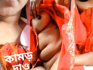 Dirty bangla talking. Horny stepsister&#039;s Amature tight pussy and beautiful boobs showing. She is Very pretty girl to sex