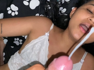 Fucked and cumshot on my stepsister's element after giving me a pedicure