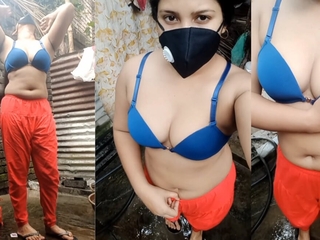 Blue bra and red salwar for all to see at weaponless time. Shower scene be expeditious for Bangladeshi spread broadly Akhi. Beautiful pee broadly exotic my pussy