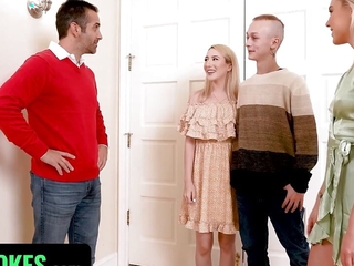 Step Wet-nurse And Stepdad Couldn't Be More Excited When Jimmy Brings Home His Brand-new Girlfriend