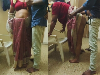 Aunty enjoyed with delivery boy