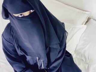 Desi Young Cheating Wife Shabana Bhabhi Wearing a Abaya Hijab Fucking Hardcore Indian Boy