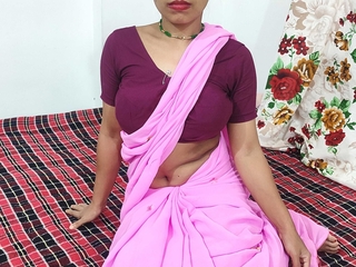 Hot sexy Indian bhabhi concern and hardcore coitus wide daver wide clear in clear Hindi audio