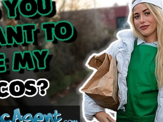 Regurgitate Agent Do you want to see my tacos XXX parody 18 domain old blonde waitress