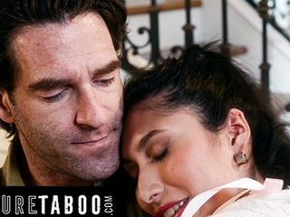 PURE TABOO Arch Delivery Guy Becomes Petite Penelope Woods's Stepfather For Her Virginity