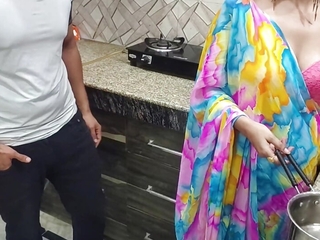 Indian Desi Bhabhi Fucked Hard by Her Devar Prankish Length of existence in cookhouse