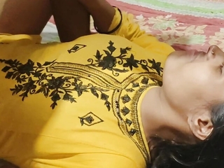 Desi bhabhi with the addition of his Husband mating