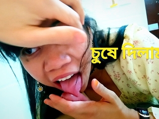 Bangladeshi horny GF anent blowjob say no to BF and did enjoying sex.