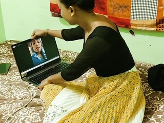 indian desi porn luminary sanjana calling her phase to fucked with huge cock later on she is alone upon home