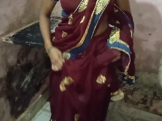 Indian girl in a saree has quick sex with devar