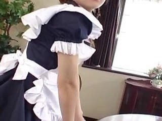 Naughty Natsumi is a hot Asian maid getting earn cosplay sex