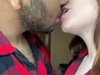 Desi sexy woman Alyssa, tongue kiss